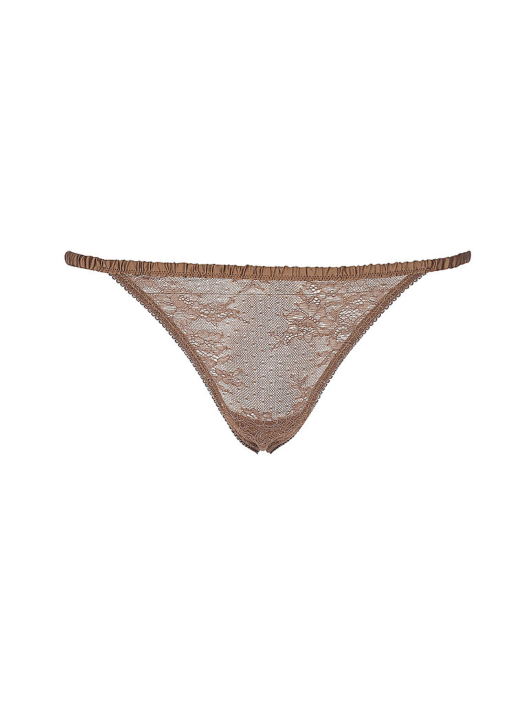 LOVE STORIES Brazilian Slip Charlotte dark brown braun | L